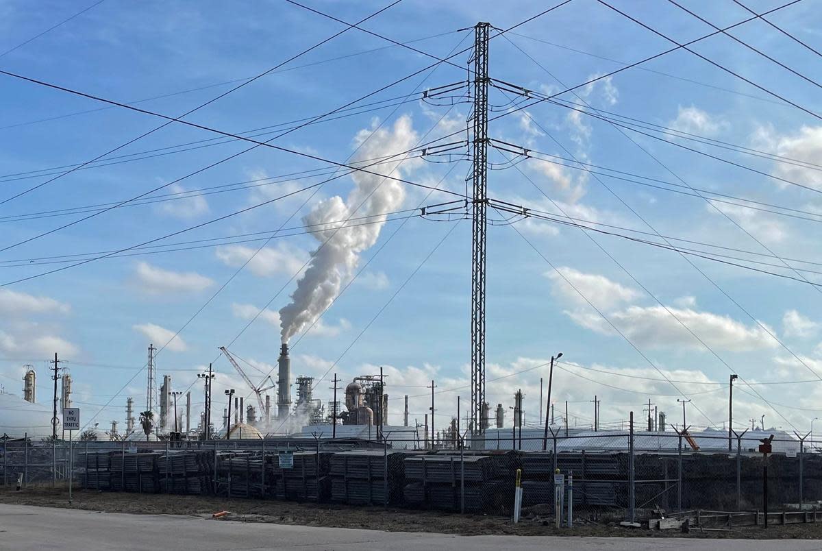 Production units are seen in operation at Marathon Petroleum’s Galveston Bay Refinery in Texas City, Texas, U.S., May 15, 2023.