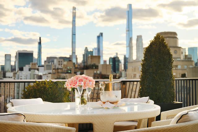 <p>Adrian Gaut / The Mark Hotel</p> The Mark Penthouse terrace.