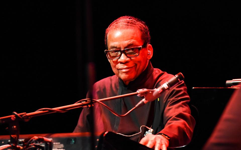 Herbie Hancock still had a spring in his step age 83