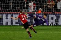 Soccer Football - FA Cup Third Round Replay - Southampton v Derby County - St Mary's Stadium, Southampton, Britain - January 16, 2019 Southampton's Matt Targett scores a penalty during a penalty shootout REUTERS/David Klein