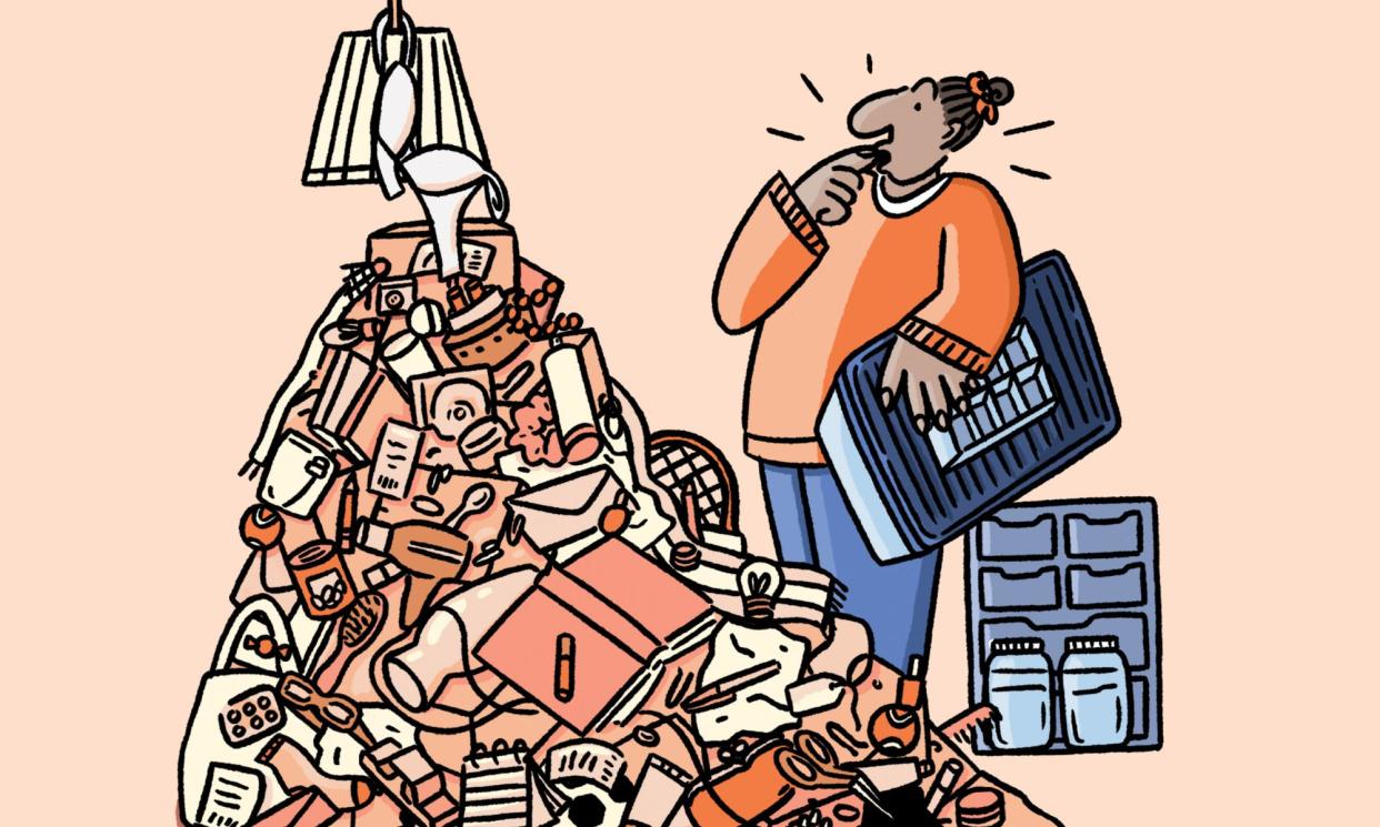 <span>Storage drawers are no magic answer.</span><span>Illustration: Sophie Winder/The Guardian</span>