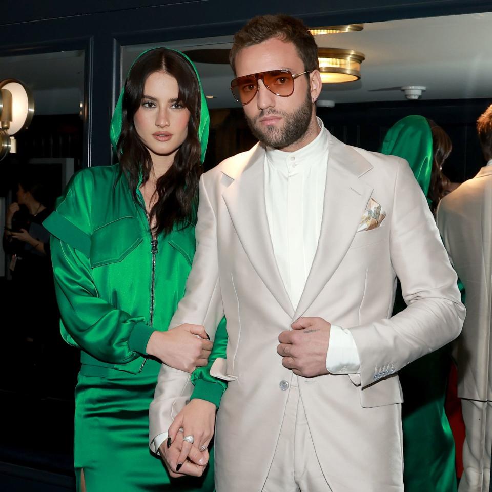 new york, new york   november 07 grace van patten and  jackson white attend the cfda fashion awards at casa cipriani on november 07, 2022 in new york city photo by jason mendezgetty images