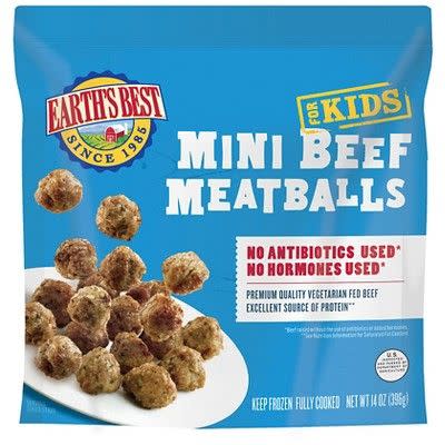 Earth's Best Baked Mini Beef Meatballs