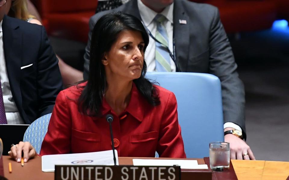 Nikki Haley - Credit: AFP