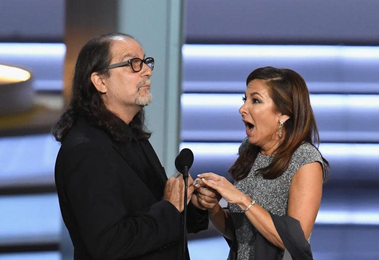 Emmys 2018: Glenn Weiss wins best moment by proposing to his girlfriend live on stage