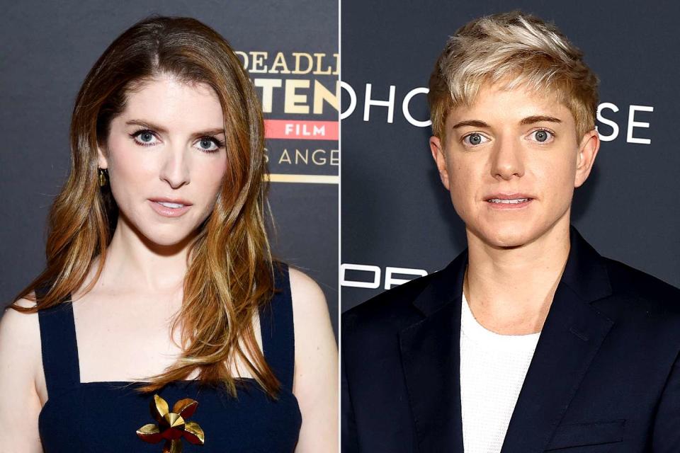 <p>Gilbert Flores/Deadline via Getty; Arturo Holmes/Getty</p> Anna Kendrick and Mae Martin.