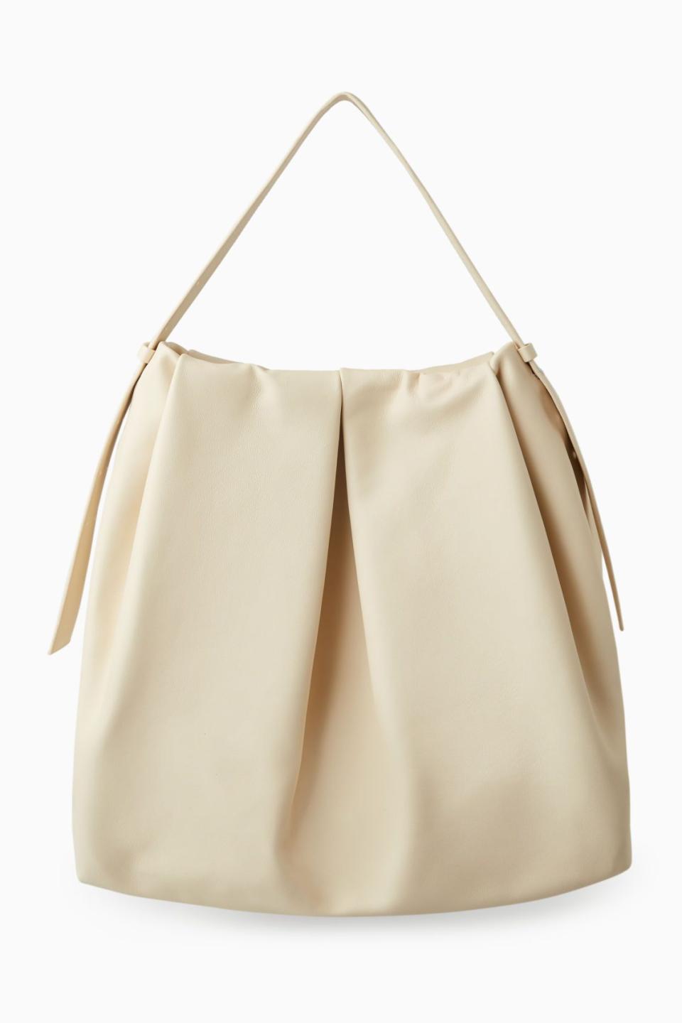 14) COS Oversized Leather Shoulder Bag