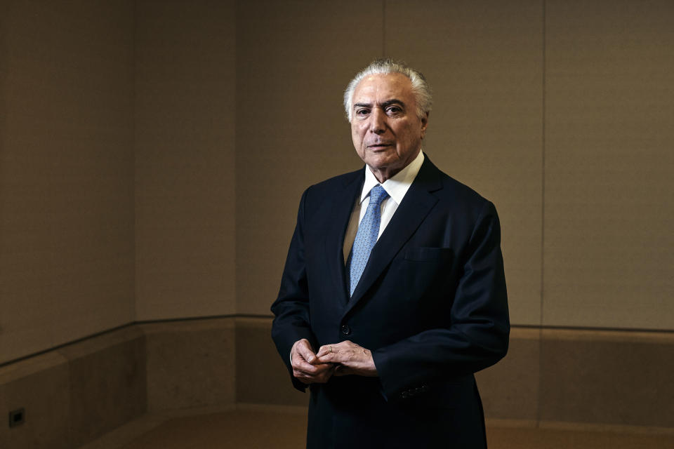 <b>現任巴西總統</b><span>泰梅爾(Michel Temer) ，圖片來源：AP</span>