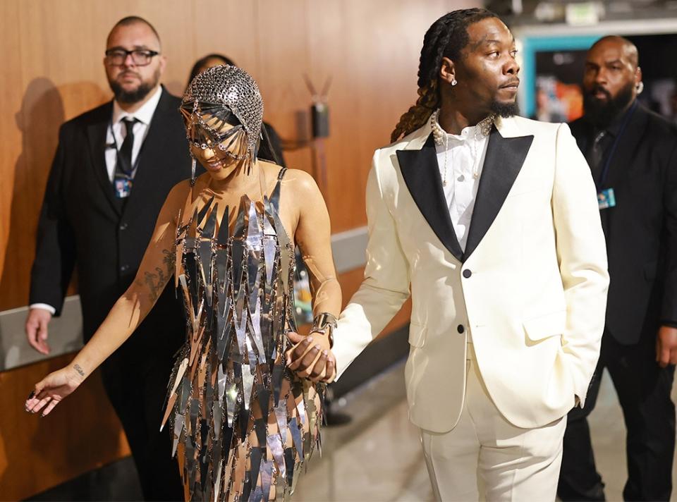 Cardi B, Offset, 2023 Grammy Awards, Show, Behind the Scenes