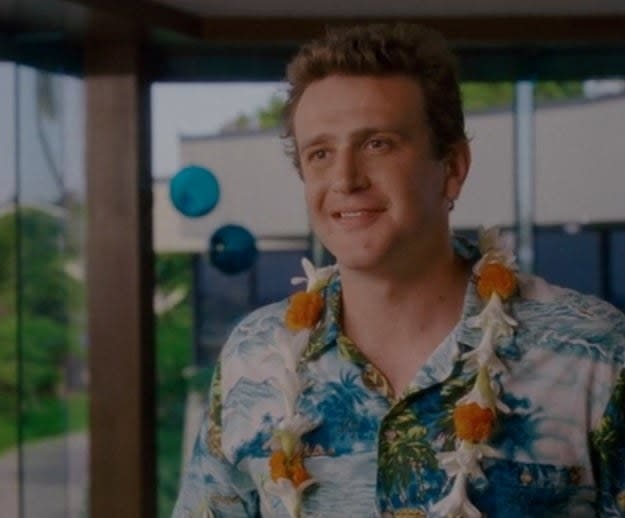 Jason Segel as Peter tries to make a hotel reservation in "Forgetting Sarah Marshall"