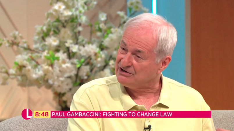 Paul Gambaccini claims there is a false sex crime accusation crisis (Credit: ITV/Lorraine)
