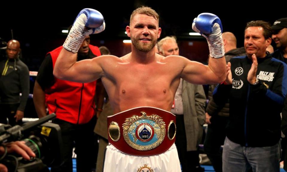 Billy Joe Saunders enters the fight as the WBO world super-middleweight champion