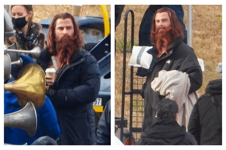 Se filtraron imágenes del set de filmación en las que se ve a Chris Hemsworth en la piel del villano de Mad Max