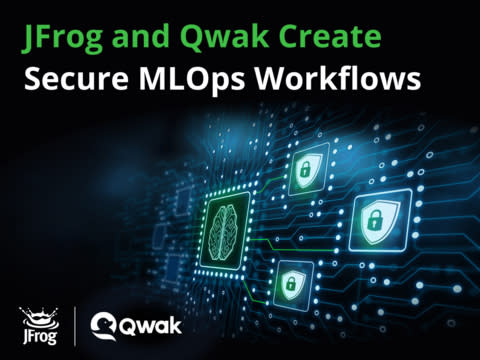 JFrog and Qwak Create Secure MLOps Workflows (Graphic: Business Wire)