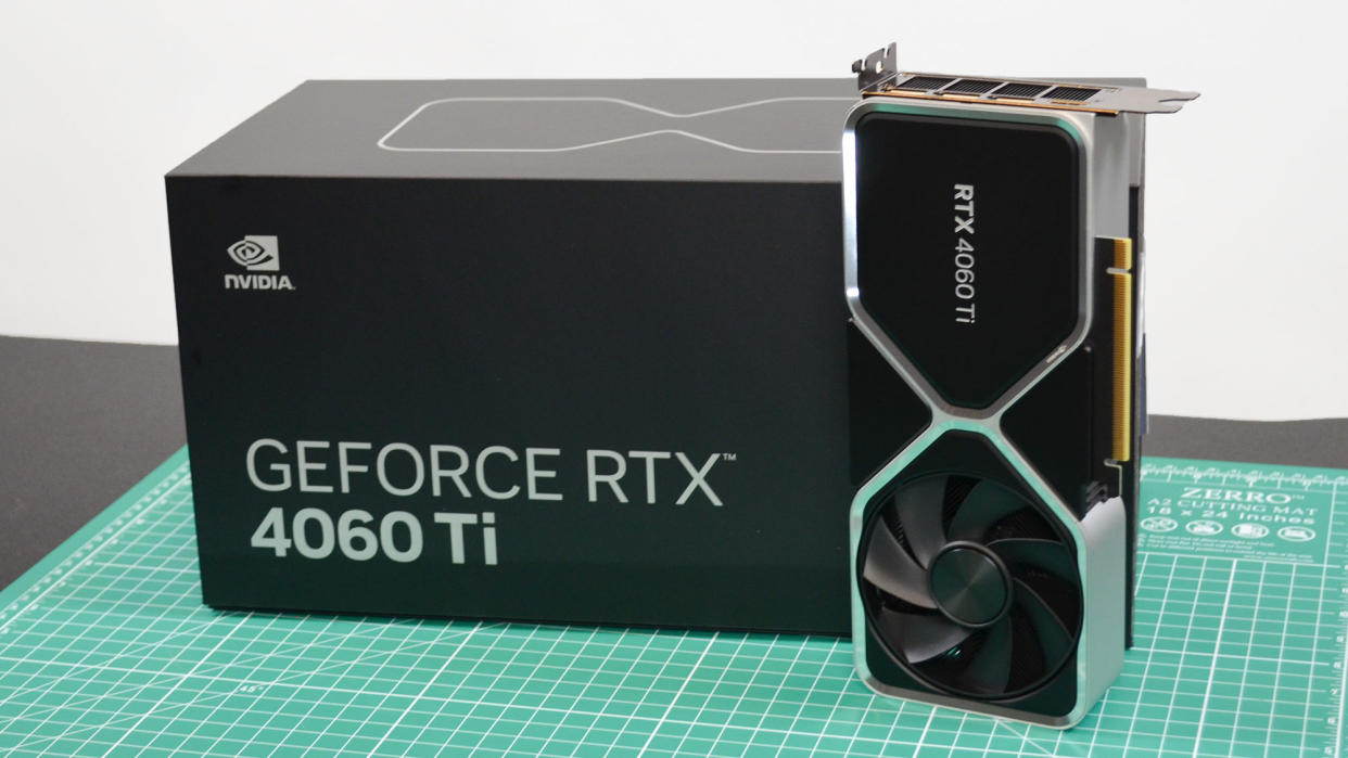  An Nvidia GeForce RTX 4060 Ti 