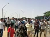 Anti-military protests in northeastern Sudan