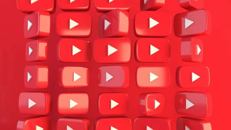 YouTube video icons