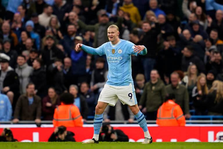 Erling Haaland es la gran llave de gol en Manchester City, que tendría al argentino Julián Álvarez en el banco