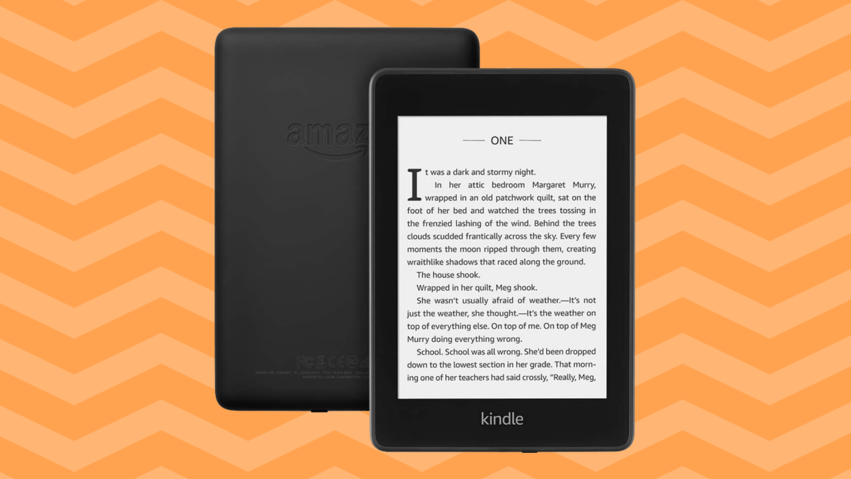 Like reading on paper, without the bulk. Save $45 on the Kindle Paperwhite e-reader right now. (Photo: Amazon)