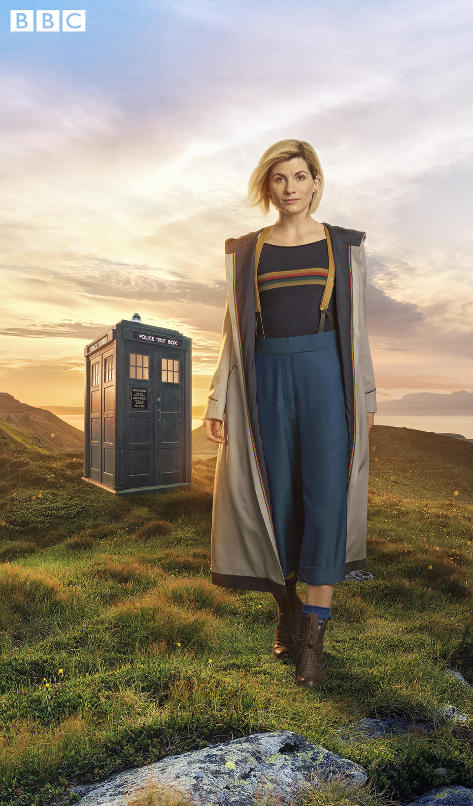 Jodie Whittaker’s Doctor Who costume revealed. (BBC/Steve Schofield)