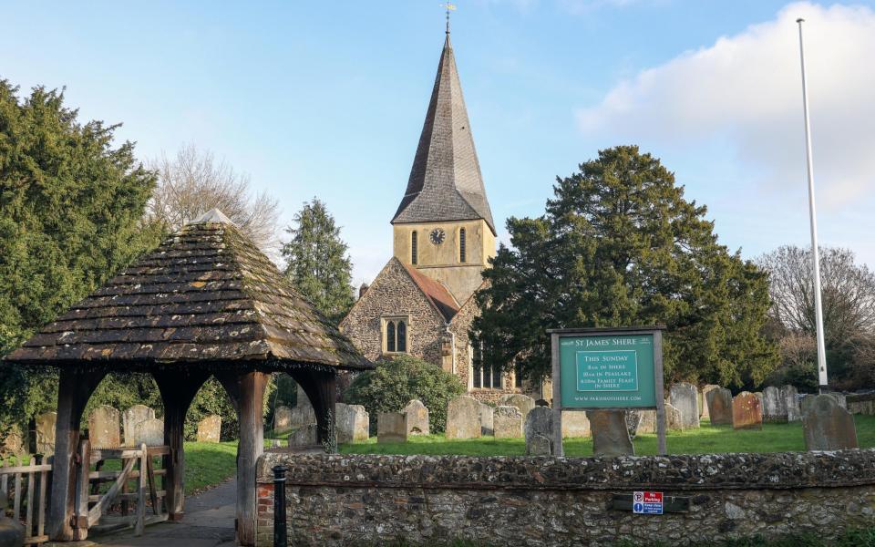 The village of Shere Surrey