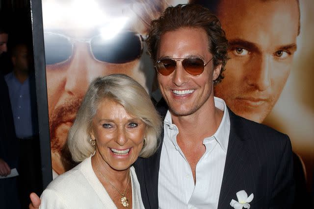 <p>Gregg DeGuire/WireImage</p> Kay McConaughey and Matthew McConaughey