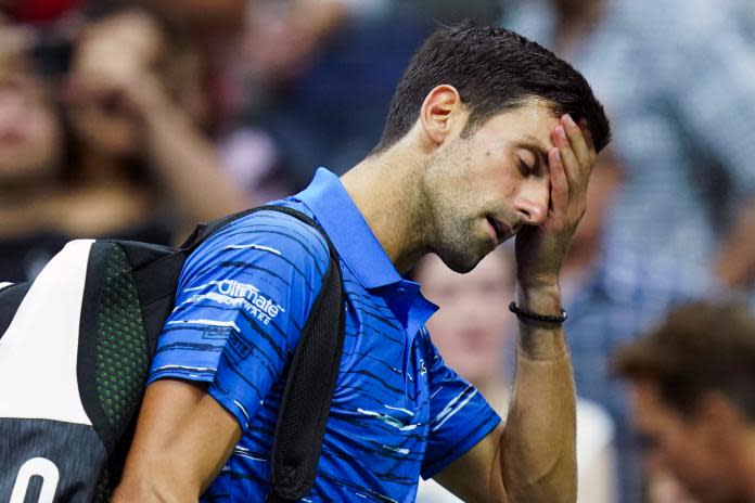 ▲塞爾維亞球王Novak Djokovic年終賽失利，明天分組最後一戰必須贏球才能晉級。（圖／美聯社／達志影像）