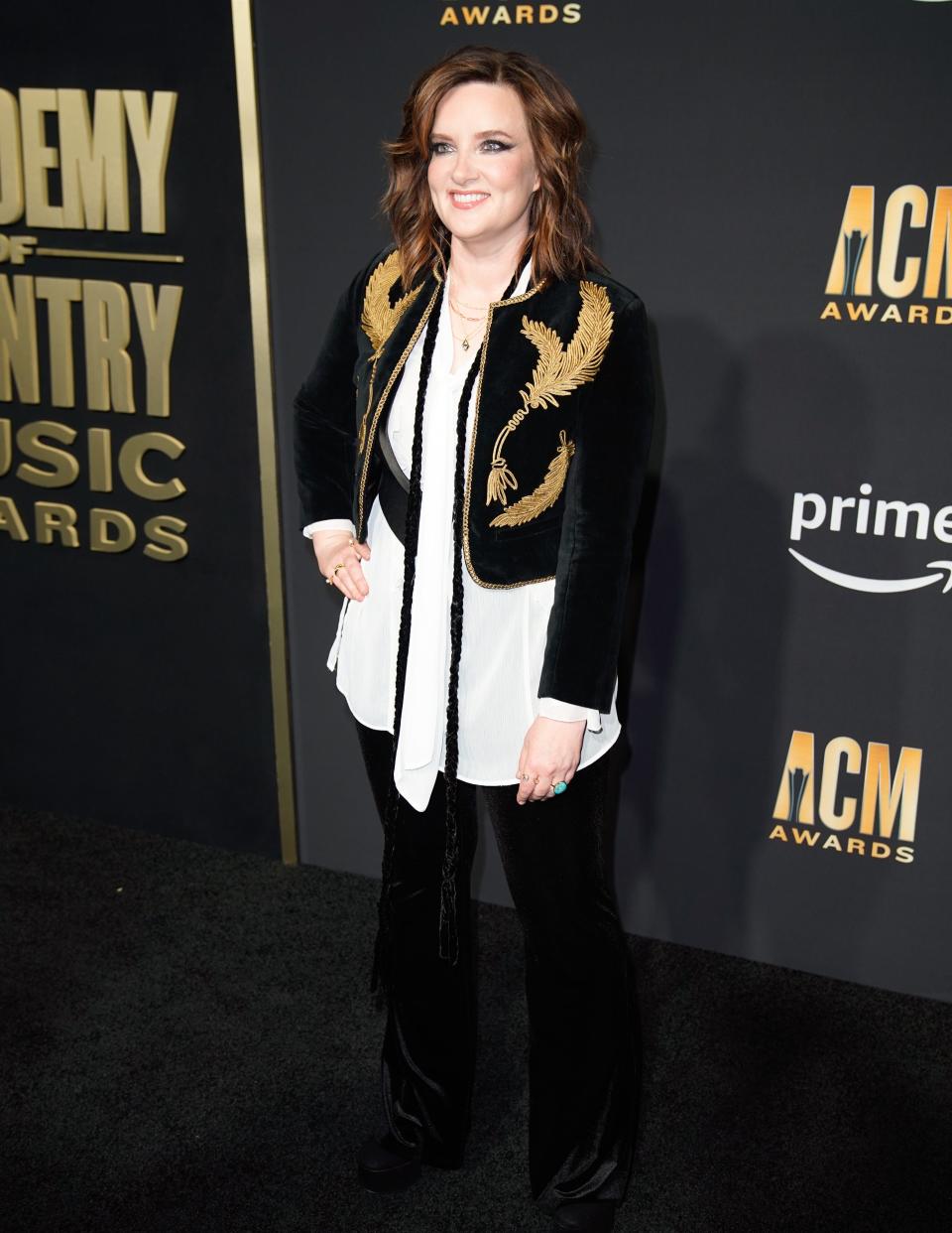 Brandy Clark arrives for the 58th ACM Awards at the Ford Center at the Star in Frisco Texas, on May 11.