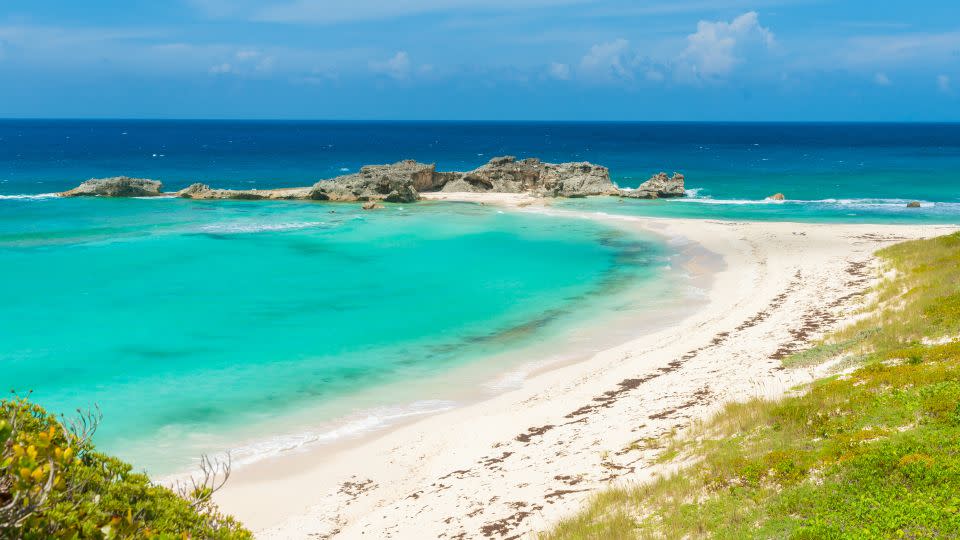 Mudjin Harbor Beach in Middle Caicos is a spectacular spot for relaxation. - Shutterstock