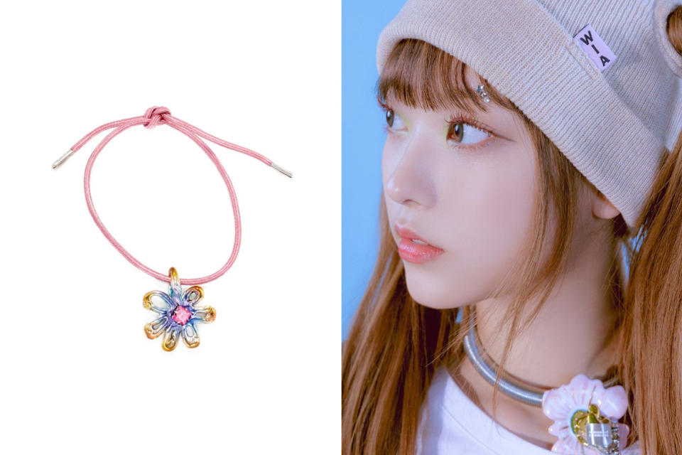 Small Finn Necklace NT$3,550（左）