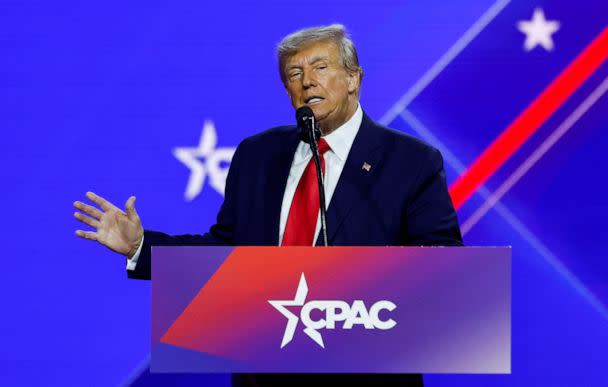 PHOTO: Former President Donald Trump attends the Conservative Political Action Conference (CPAC) in National Harbor, Maryland, Mar. 4, 2023. (Evelyn Hockstein/Reuters)