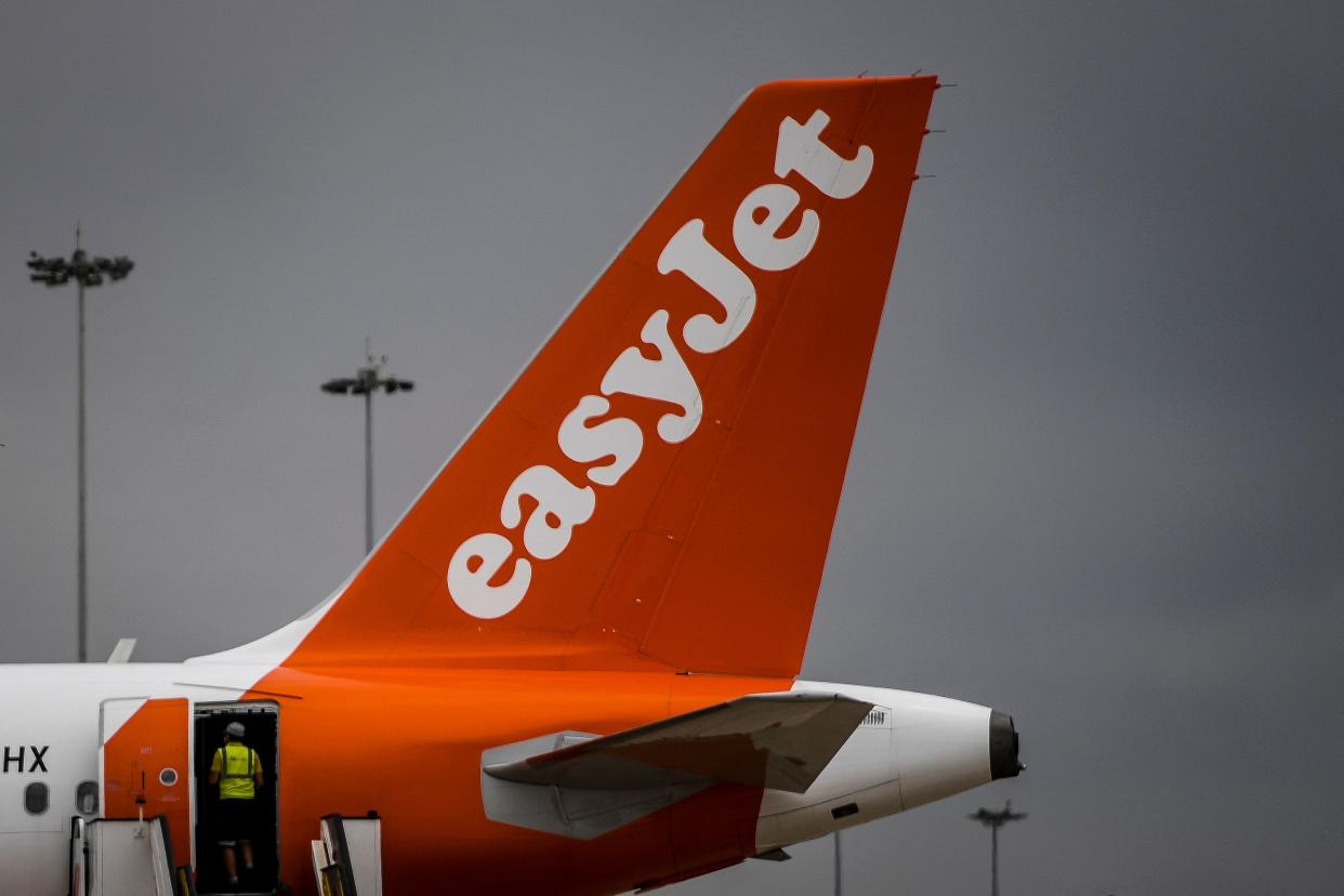 An EasyJet plane