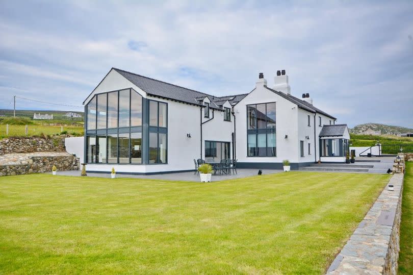 This property called 'Henborth' near South Stack, Holyhead, has been renovated to a high, contemporary standard