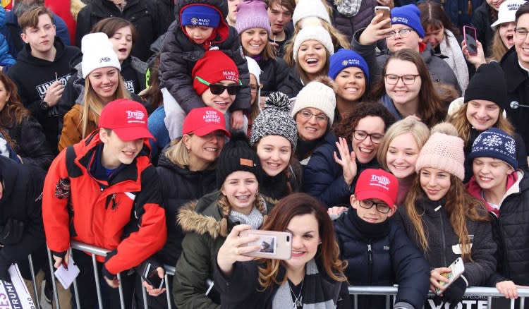 Former Planned Parenthood director and pro-life advocate Abby Johnson at the 47th annual March for Life in Washington, D.C, January 24, 2020