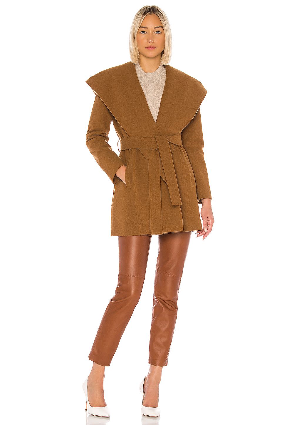 14) Take Cover Coat in Camel