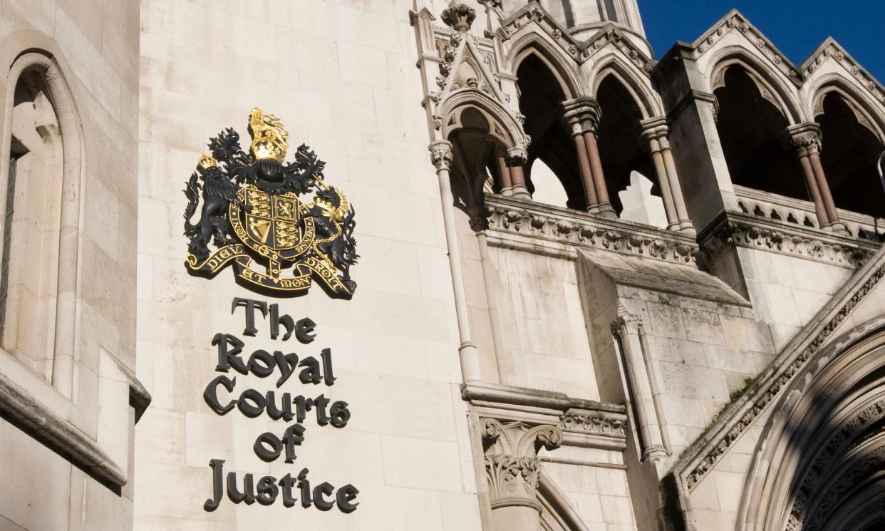 <span>The Royal Courts of Justice in London, where the court of appeal is based.</span><span>Photograph: Goncalo Diniz/Alamy</span>