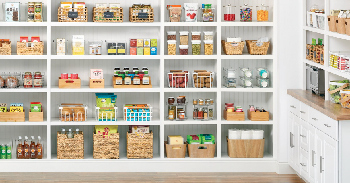 An organized pantry