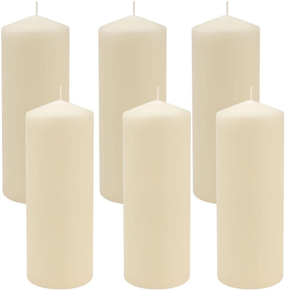 Stonebriar 80 Hour Long Burning Unscented Pillar Candles