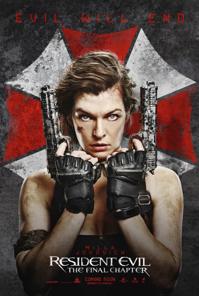 Trailers For RESIDENT EVIL: THE FINAL CHAPTER Starring MILLA