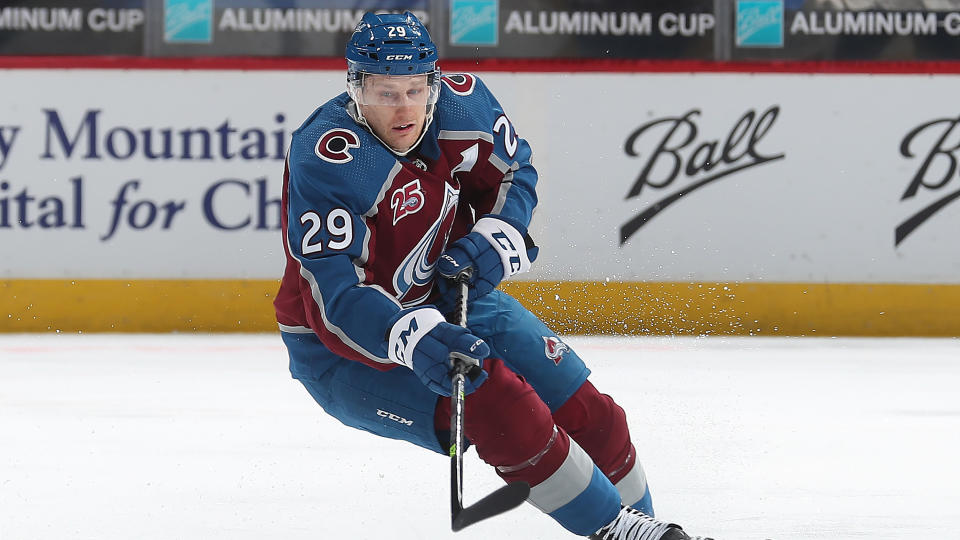 Nathan MacKinnon and the explosive Colorado Avalanche are a joy to watch. (Michael Martin/NHLI via Getty Images)