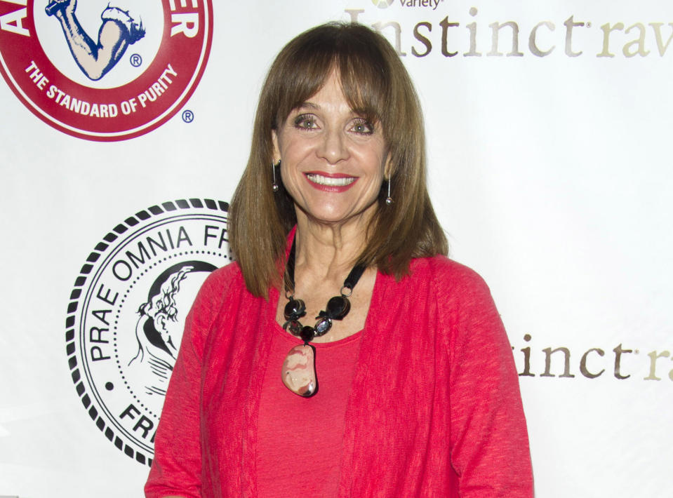 FILE - This May 16, 2012 file photo shows actress Valerie Harper at the Friars Club Roast of Betty White in New York. The daytime talk show "The Doctors" said that Harper will appear on the show Monday to talk about her brain cancer. The 1970s sitcom star has been diagnosed with a rare brain cancer and told she has as little as three months to live. Harper played Rhoda Morgenstern on television's "The Mary Tyler Moore Show" and its spinoff, "Rhoda." (AP Photo/Charles Sykes, file)