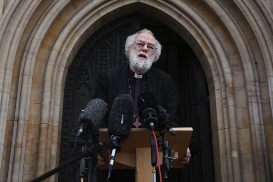 Former Archbishop of Canterbury Rowan Williams 