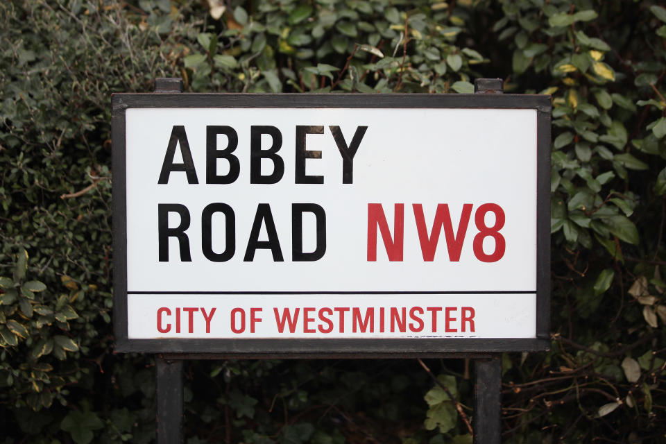 Abbey Road In St Johns Wood Made Famous By The Beatles