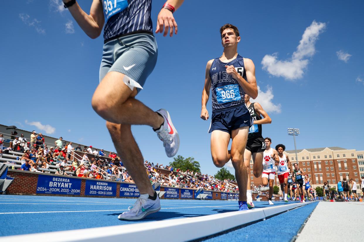 Roman Sierpina of Louisville Collegiate competes Thursday in Lexington.