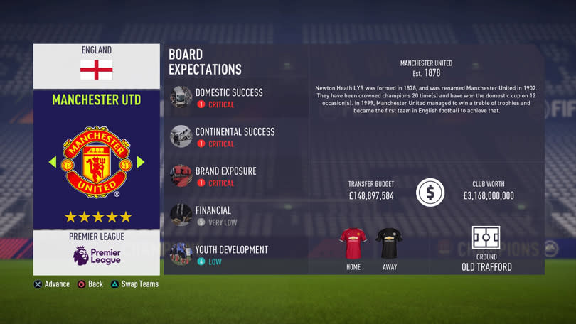 How much youve got to spend on transfers and wages plus advice on where exactly it needs to be invested in FIFA 18