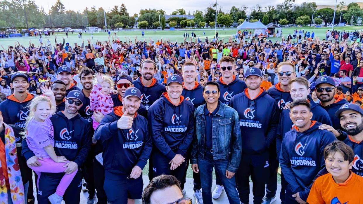 San Francisco Unicorns attends a Fans' Day prior to Major League Cricket. Photo: San Francisco Unicorns/Facebook