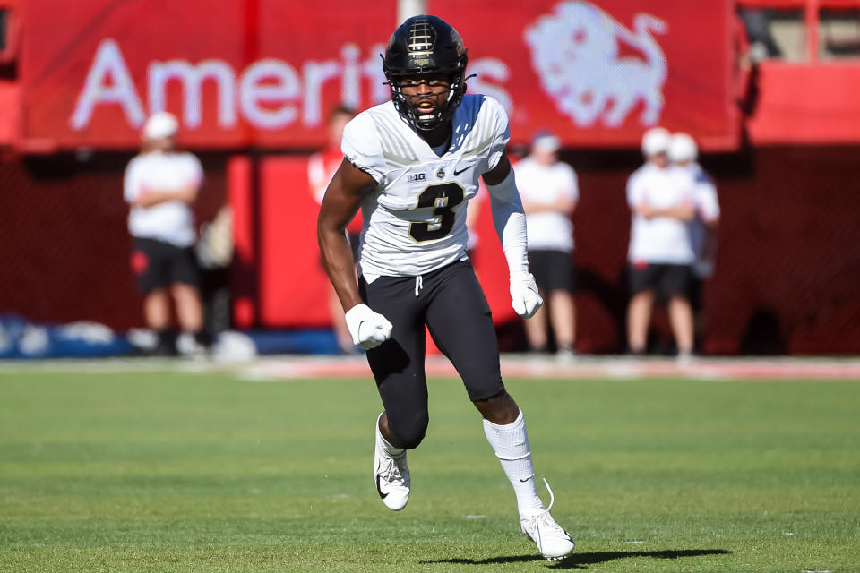 Purdue wide receiver David Bell has been a prime-time performer the past few years for the Boilermakers.(Photo by Steven Branscombe/Getty Images)