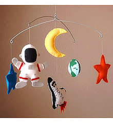 Outer Space Adventure Baby Mobile