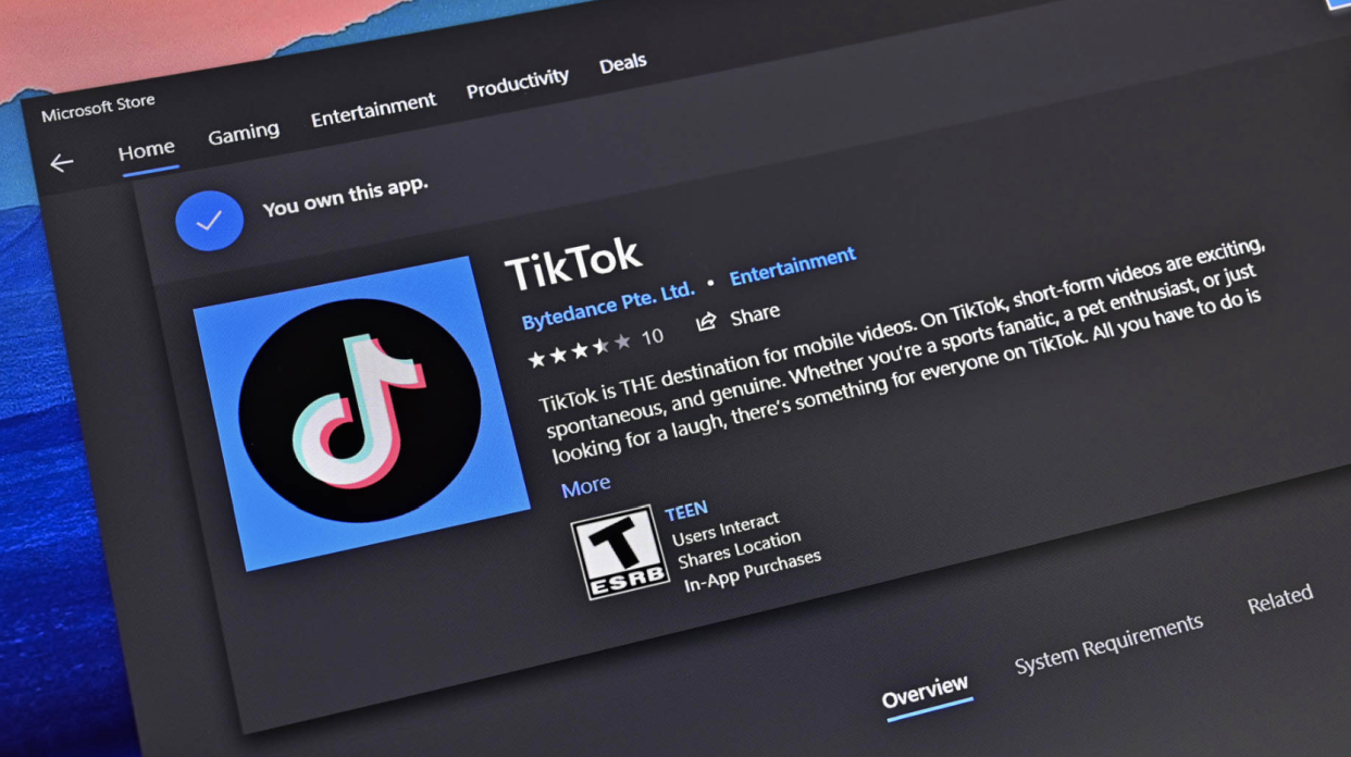  TikTok. 