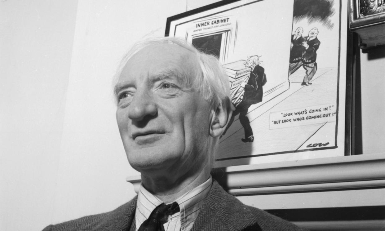 <span>Sir William Beveridge pictured in 1943. </span><span>Photograph: IWM/Getty Images</span>